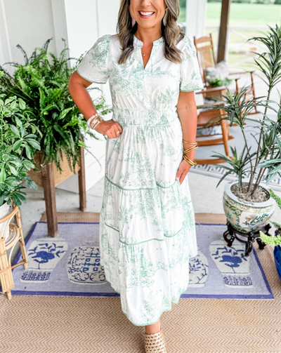 Elin | Klassisk Toile Maxi