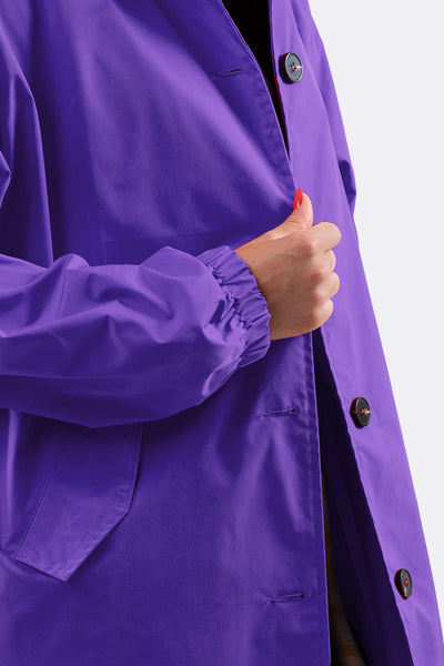 GINGHAM ULTRAVIOLETT VINDJACKA