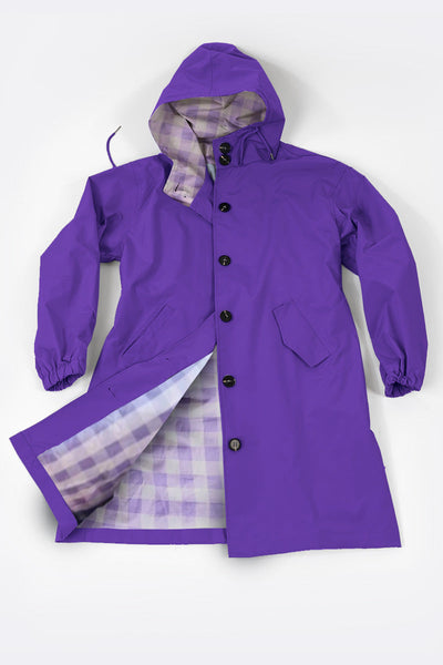 GINGHAM ULTRAVIOLETT VINDJACKA