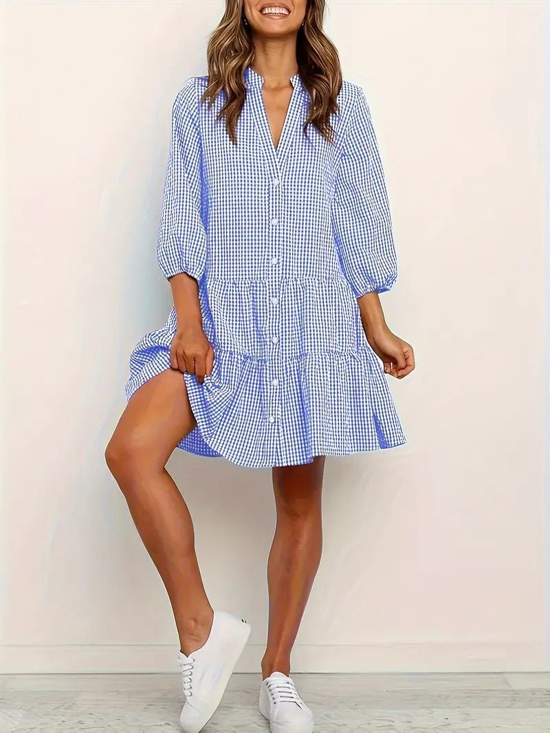 Mona | Gingham Dröm Klänning