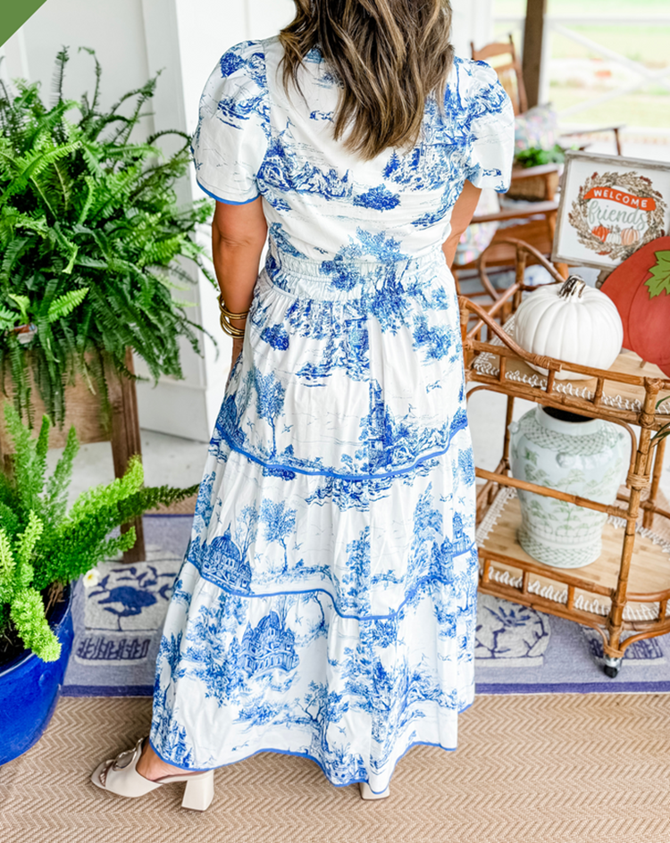 Elin | Klassisk Toile Maxi