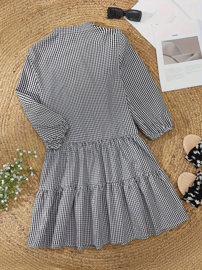 Mona | Gingham Dröm Klänning