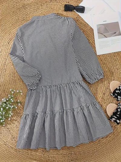 Mona | Gingham Dröm Klänning