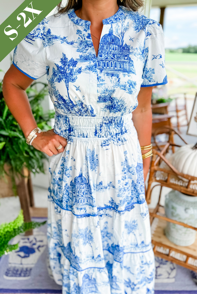 Elin | Klassisk Toile Maxi