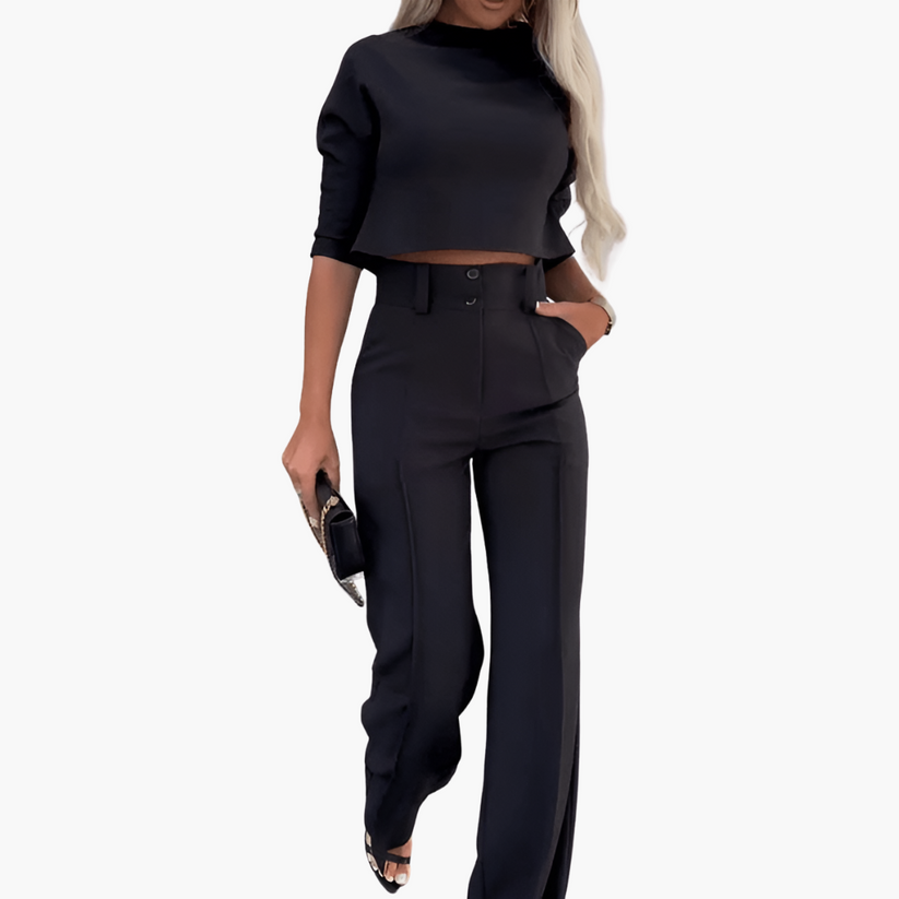Savannah | Elegant kort toppset för kvinnor