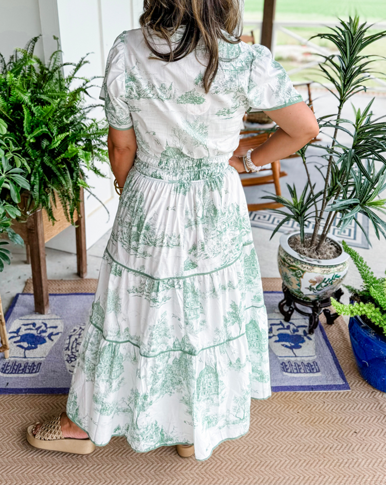 Elin | Klassisk Toile Maxi