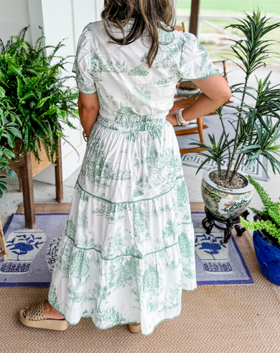 Elin | Klassisk Toile Maxi