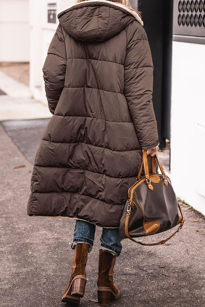 Johna | Lyxig Vändbar Sherpa Kappa