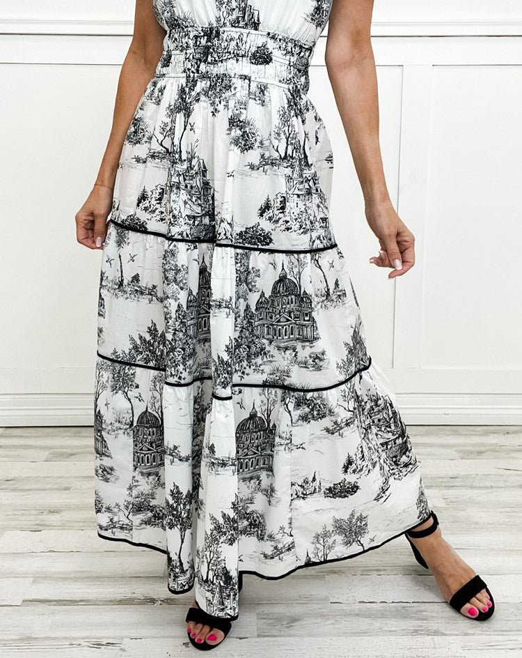 Elin | Klassisk Toile Maxi