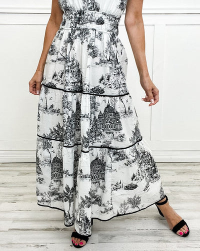 Elin | Klassisk Toile Maxi
