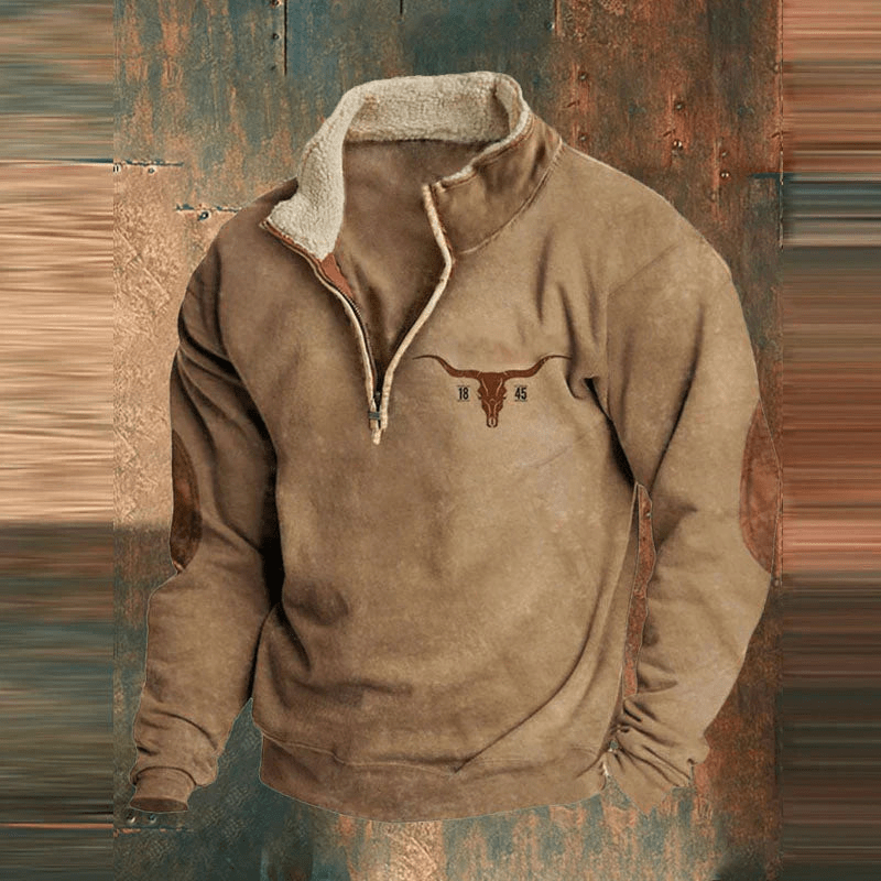 Tommy | Graphic Zip-Up Sweatshirt för Herrar