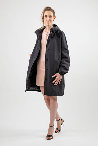 ONYX SVART WINDBREAKER