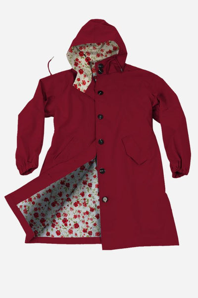 BURGUNDY BLOSSOM WINDBREAKER