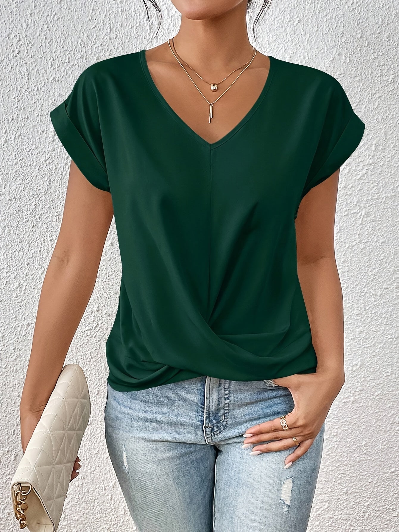 Lovis | Casual T-shirt med sweetheart halsringning
