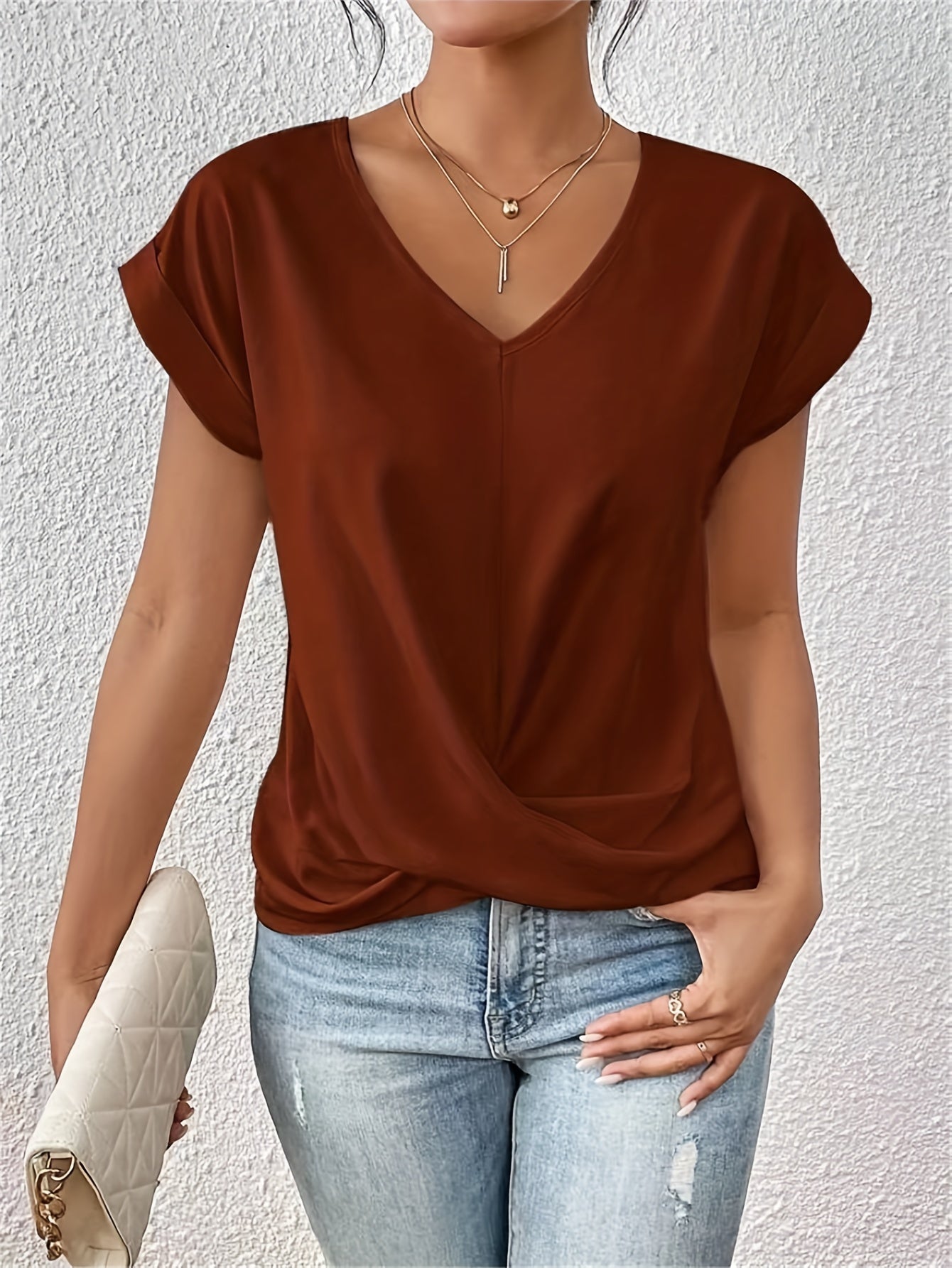 Lovis | Casual T-shirt med sweetheart halsringning